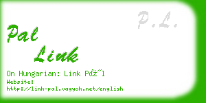 pal link business card